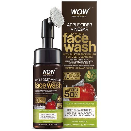 Wow Skin Science Apple Cider Vinegar Foaming Face Review